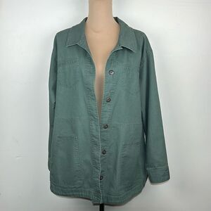 EUC Christopher & Banks lightweight utility jacket size XL